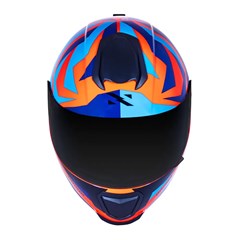 Capacete Norisk Razor Cutting Fluo Orange/Blue 58