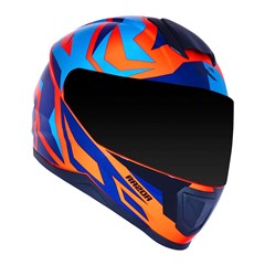 Capacete Norisk Razor Cutting Fluo Orange/Blue 58