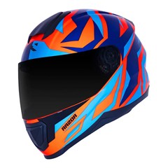 Capacete Norisk Razor Cutting Fluo Orange/Blue 58