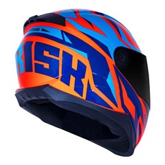 Capacete Norisk Razor Cutting Fluo Orange/Blue 58