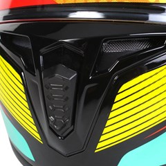 Capacete Axxis Draken Bomb Gloss Fechado - Black/Yellow - 58