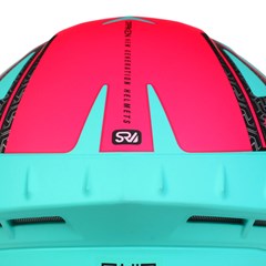 Capacete Axxis Draken Dekers Matte Fechado - Tifany/Pink - 60