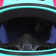 Capacete Axxis Draken Dekers Matte Fechado - Tifany/Pink - 60