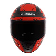 Capacete Ls2 Rapid Ff353 Cromo Matte Black/Red 58