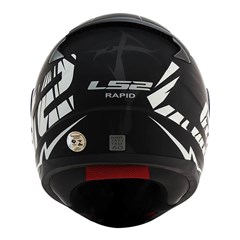 Capacete Ls2 Rapid Ff353 Cromo Matte Black/Red/Blue 58