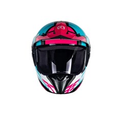 Capacete Bieffe 3 Sport Adventure - Preto/Rosa 56