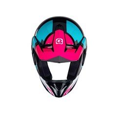 Capacete Bieffe 3 Sport Adventure - Preto/Rosa 56