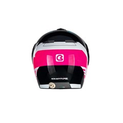 Capacete Bieffe 3 Sport Adventure - Preto/Rosa 56