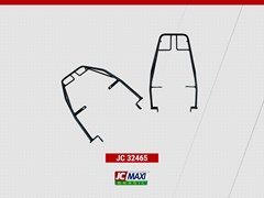 Bagageiro Honda Pop 110 Preto Para Bau (Macico) - Jc Maxi Br