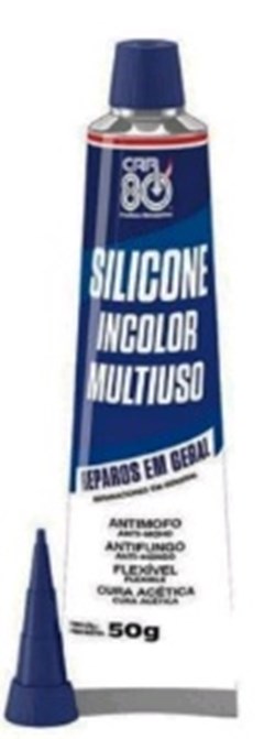 Silicone Incolor Multiuso 50g (Acetico) - Car 80