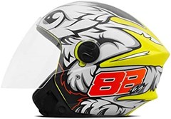 Capacete Protork Liberty New Three Gp 88 Aberto - Amarelo 56