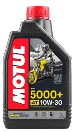 Oleo Motor Moto 5000+ 4t 10w30 Semissintetico (Hc-Tech) Sl (Litro) - Motul