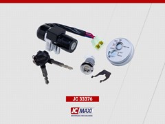 Interruptor Chave Ignicao Honda Biz 125 2009 A 2011 (Kit Trava Guidao/Ignicao/Bloqueador) - Jc Maxi Eletric