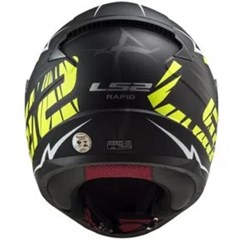 Capacete Ls2 Rapid Ff353 Cromo Matte Black/Hi-Vis Yellow 58