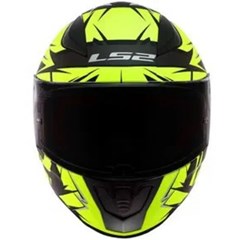 Capacete Ls2 Rapid Ff353 Cromo Matte Black/Hi-Vis Yellow 60