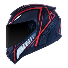 Capacete Norisk Razor Ninja Matte Black/Tit/Red 58