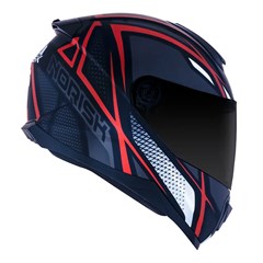 Capacete Norisk Razor Ninja Matte Black/Tit/Red 58