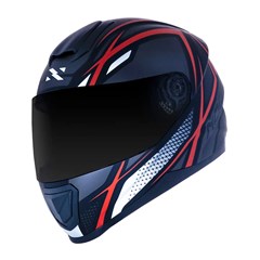 Capacete Norisk Razor Ninja Matte Black/Tit/Red 58