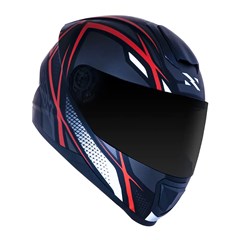 Capacete Norisk Razor Ninja Matte Black/Tit/Red 58