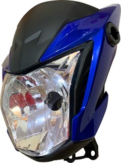 Farol Completo Honda Cg 160 Titan 22 (C/Carenagem) Azul Perolizado Paratitan 2018 A 2021 - Sportive