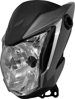 Farol Completo Honda Cg 160 Titan 2022 (C/Carenagem) Prata Para Titan 2019 - Sportive