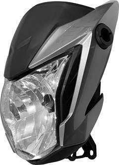 Farol Completo Honda Cg 160 Titan 2022 (C/Carenagem) Cinza Metalico Para Fan 2016 - Sportive