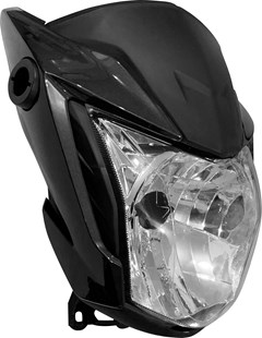 Farol Completo Honda Cg 160 Titan 2022 (C/Carenagem) Cinza Metalico Para Fan 2019 - Sportive