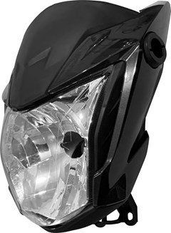 Farol Completo Honda Cg 160 Titan 2022 (C/Carenagem) Cinza Metalico Para Fan 2019 - Sportive