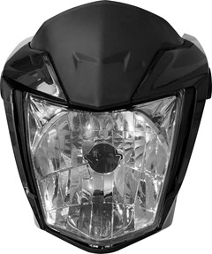 Farol Completo Honda Cg 160 Titan 2022 (C/Carenagem) Cinza Metalico Para Fan 2019 - Sportive