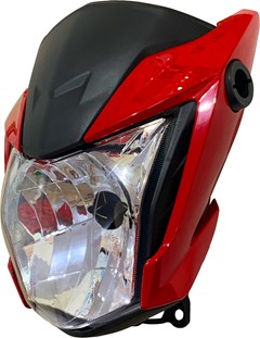 Farol Completo Honda Cg 160 Titan 2022 (C/Carenagem) Vermelho Para Fan 2019 A 2021 - Sportive