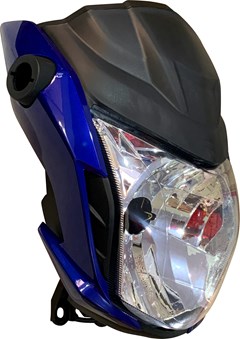 Farol Completo Honda Cg 160 Fan 22 (C/Carenagem) Azul Perolizado - Sportive