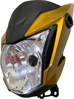 Farol Completo Honda Cg 160 Titan Ex 22 (C/Carenagem) Amarelo Perolizado - Sportive