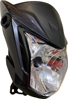 Farol Completo Honda Cg 160 Titan Ex 2022 (C/Carenagem) Cinza Metalico - Sportive