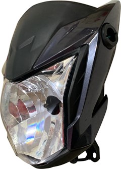 Farol Completo Honda Cg 160 Titan Ex 2022 (C/Carenagem) Cinza Metalico - Sportive