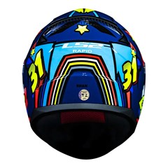 Capacete Ls2 Rapid Ff353 Khan Yellow/Blue 58