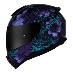 Capacete Norisk Razor Bloom Black/Purple 58