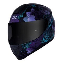 Capacete Norisk Razor Bloom Black/Purple 58