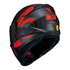 Capacete Norisk Razor Axial Matte Black/Red 58