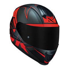 Capacete Norisk Razor Axial Matte Black/Red 58