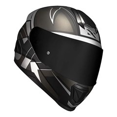 Capacete Norisk Razor Axial Matte Black/Silver 58