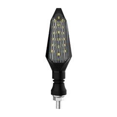 Pisca Led Universal Retangular Chifre De Rinoceronte (Par) - Stallion