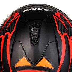 Capacete Axxis Draken Mystic Matte Fechado - Black/Red/Yellow - 58