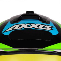 Capacete Axxis Draken Cougar Gloss Fechado - Black/Blue/Pink - 58