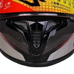 Capacete Axxis Draken Bomb Gloss Fechado - Black/Grey - 58