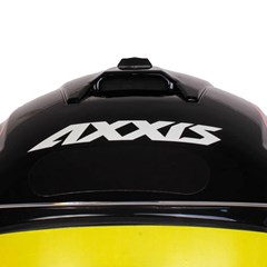 Capacete Axxis Draken Bomb Gloss Fechado - Black/Grey - 58