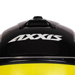 Capacete Axxis Draken Bomb Gloss Fechado - Black/Grey - 60