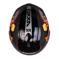 Capacete Axxis Draken Bomb Gloss Fechado - Black/Grey - 60