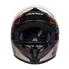 Capacete Axxis Draken Bomb Gloss Fechado - Black/Grey - 60