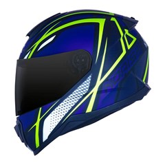 Capacete Norisk Razor Ninja Matte Blue/Yellow 58