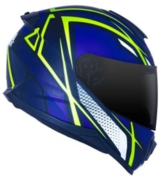 Capacete Norisk Razor Ninja Matte Blue/Yellow 58